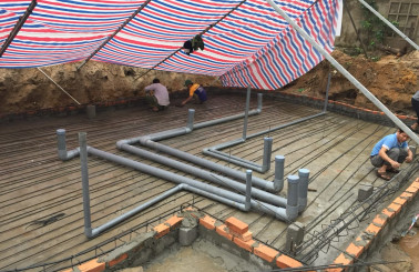 7 bước dịch vụ thi công sân vườn biệt thự BeeSo