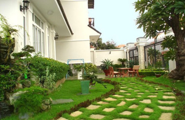 Dịch vụ thi công sân vườn biệt thự chuyên nghiệp, không đâu rẻ hơn