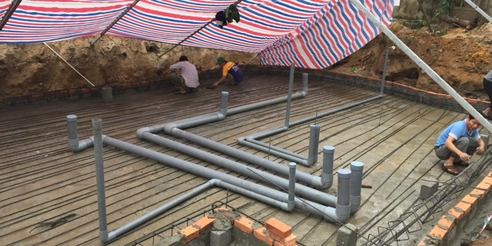 7 bước dịch vụ thi công sân vườn biệt thự BeeSo
