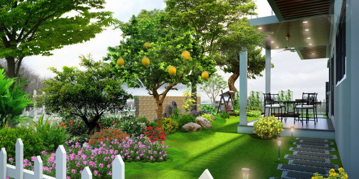 Lợi ích kỳ diệu của thiết kế và thi công sân vườn tại nhà hoặc công ty