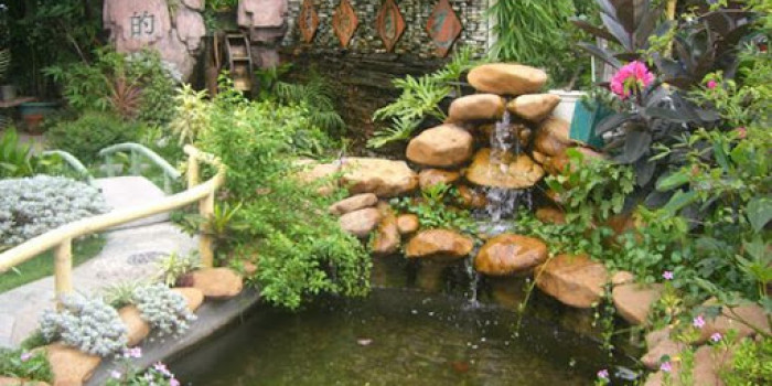 Có nên thi công sân vườn biệt thự quận 12 kết hợp hồ nước hay không?