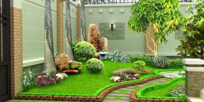 2 Nguyên tắc quan trọng trong thi công sân vườn biệt thự Quận 9