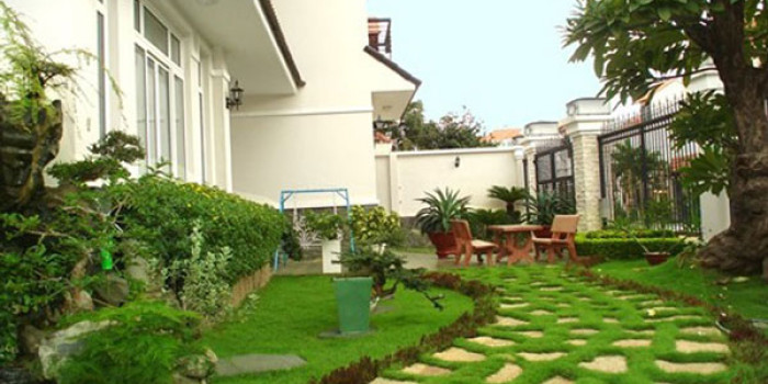 Dịch vụ thi công sân vườn biệt thự chuyên nghiệp, không đâu rẻ hơn
