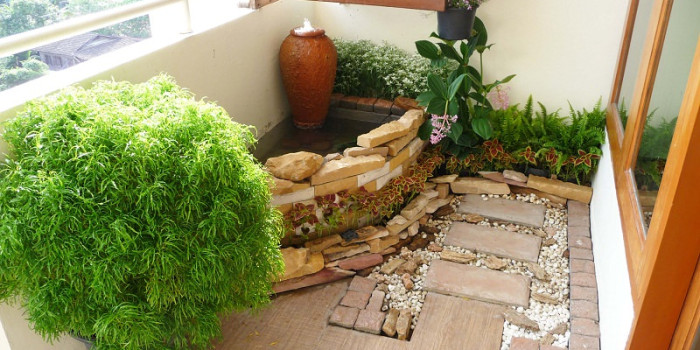 Mãn nhãn trước thiết kế tiểu cảnh sân vườn ban công mê hồn